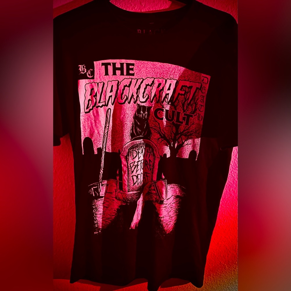 BlackCraft Cult Death Before Decaf Men’s Tee